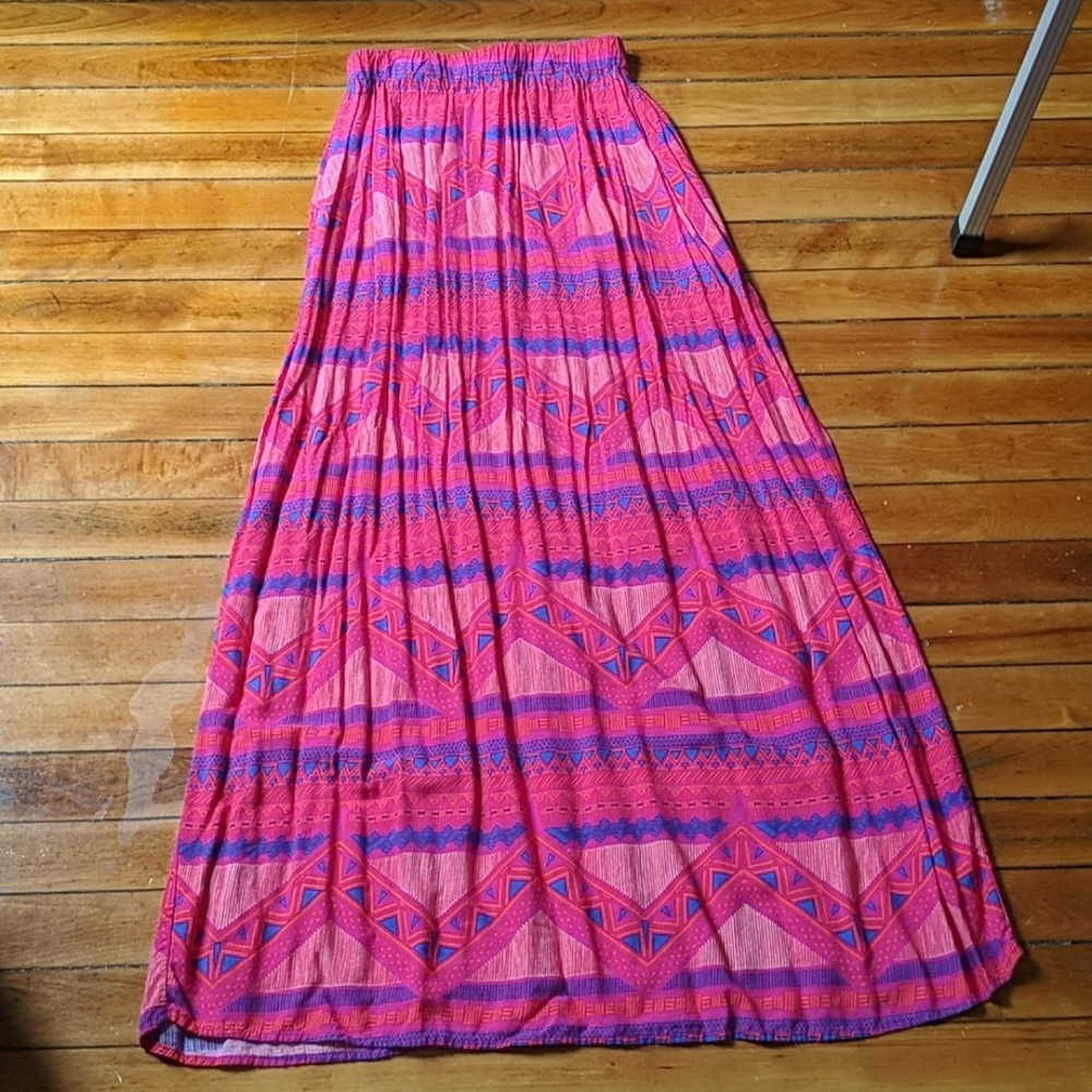 Multicolor Maxi Skirt